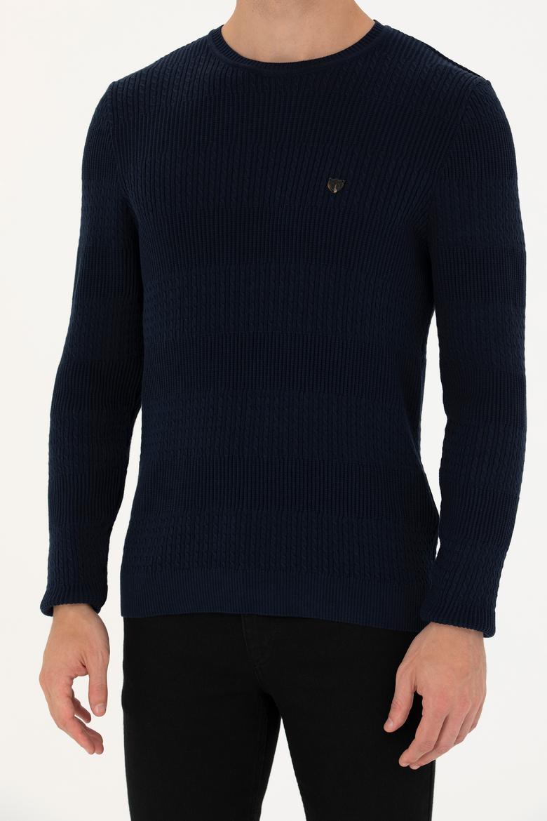 Erkek Lacivert Kazak - 50271042001