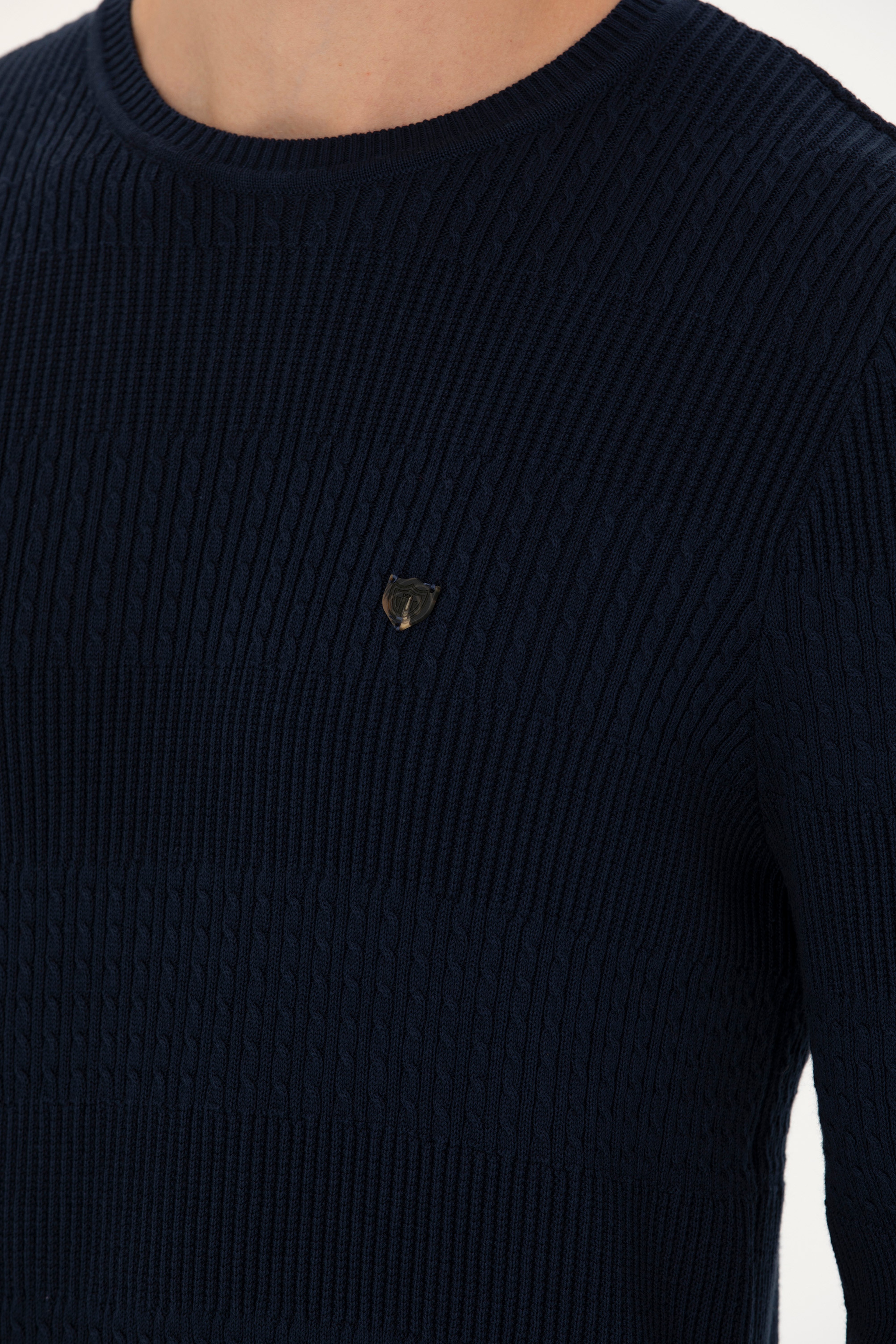 Erkek Lacivert Kazak - Image 7