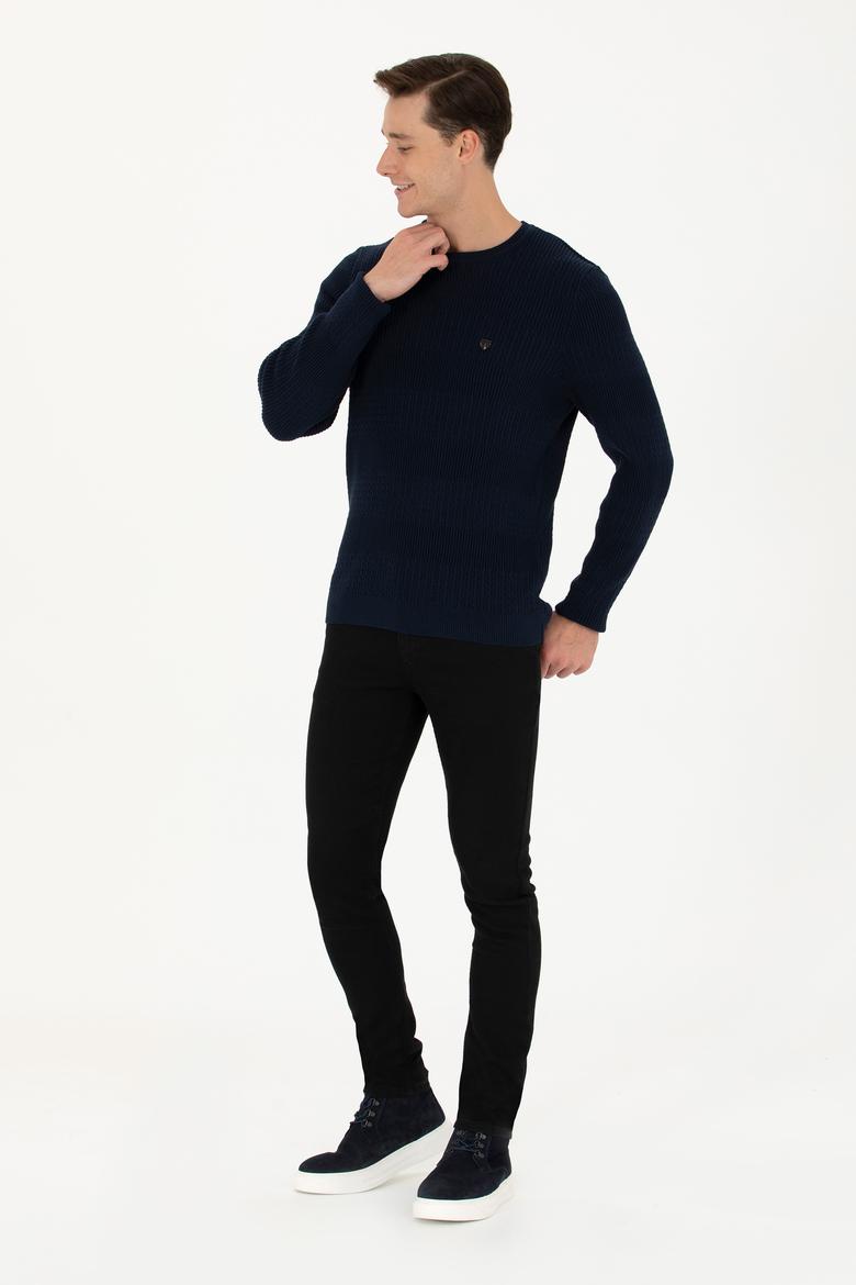 Erkek Lacivert Kazak - 50271042001