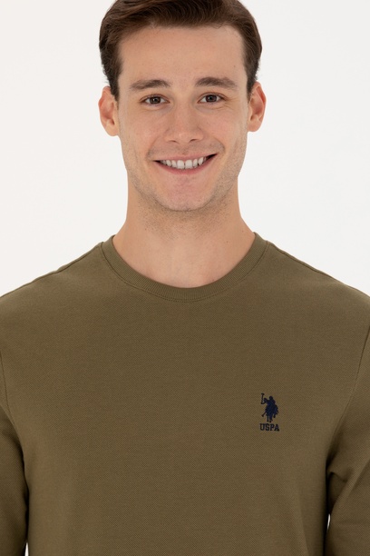 Erkek Haki Sweatshirt