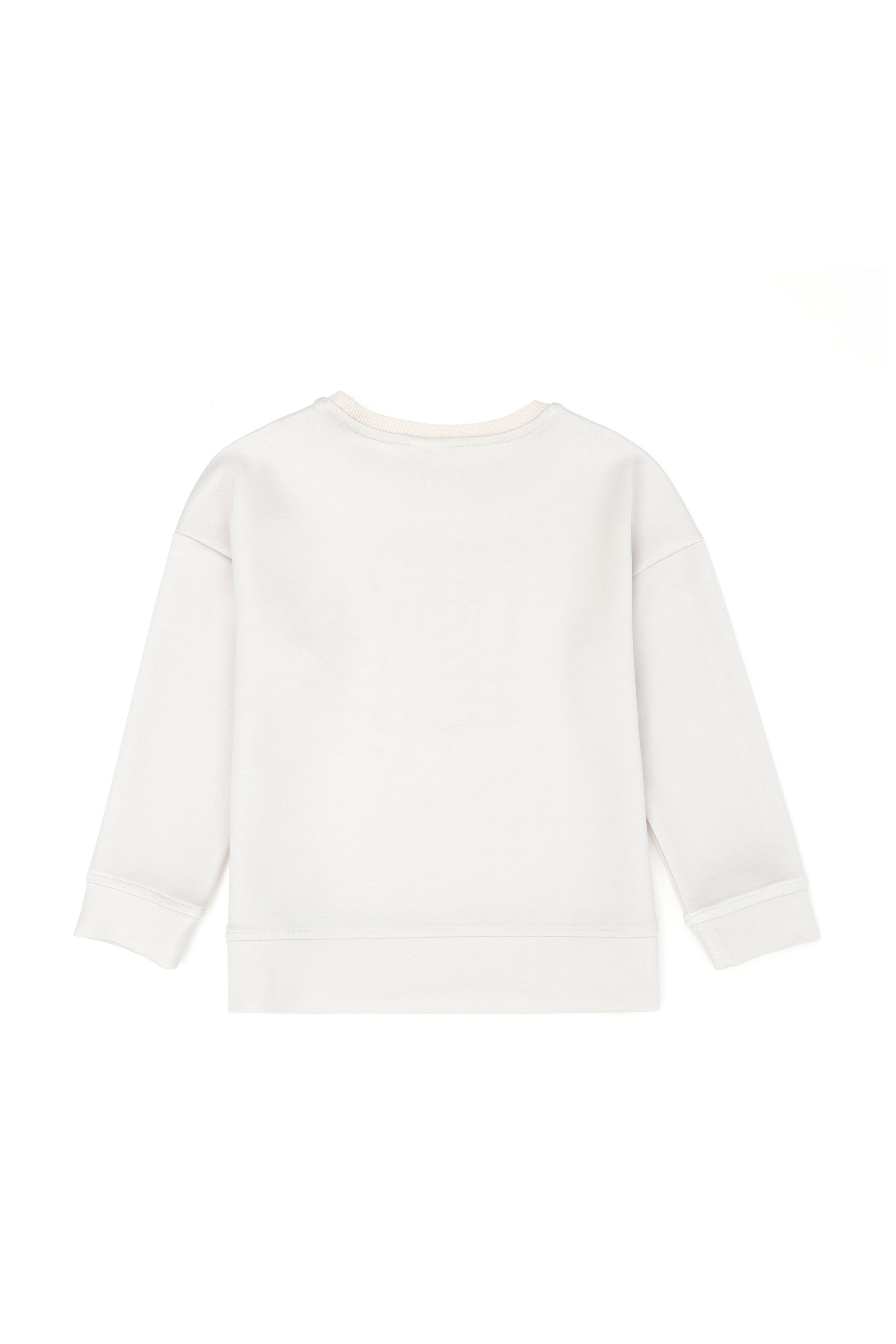 Kız Çocuk Taş Bisiklet Yaka Sweatshirt