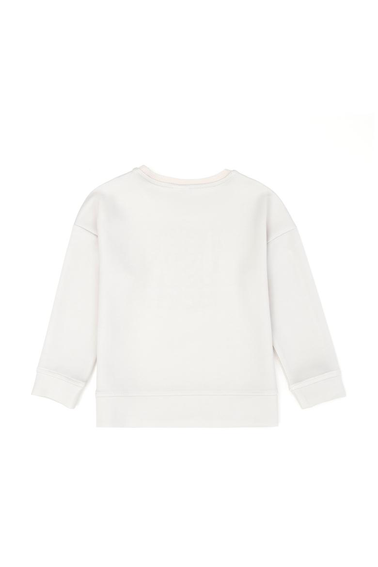 Kız Çocuk Taş Bisiklet Yaka Sweatshirt - 50272635001