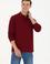 Erkek Bordo Basic Sweatshirt
