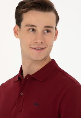 Erkek Bordo Basic Sweatshirt - 50276314011