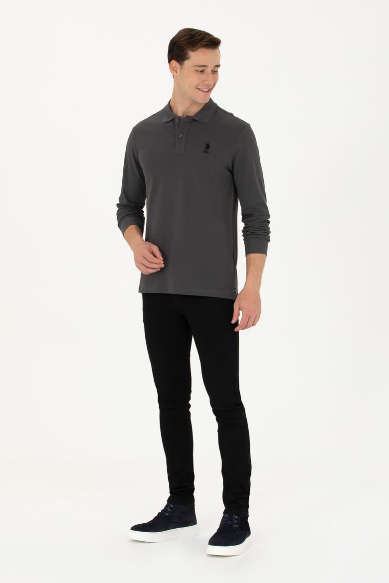 Erkek Antrasit Basic Sweatshirt - 50269403247