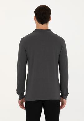 Erkek Antrasit Basic Sweatshirt - 50269403247