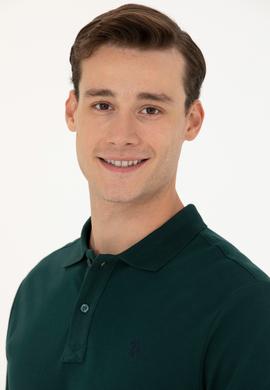 Erkek Koyu Yeşil Basic Sweatshirt - 50269405161