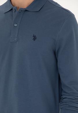 Erkek İndigo Basic Sweatshirt - 50269405176