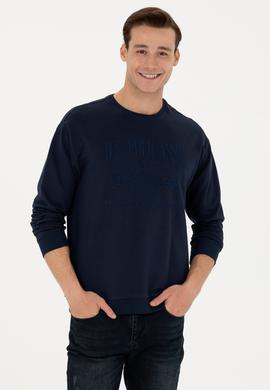 Erkek Lacivert Sweatshirt - 50270746021