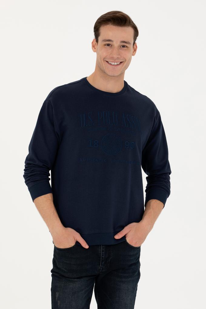 Erkek Lacivert Sweatshirt
