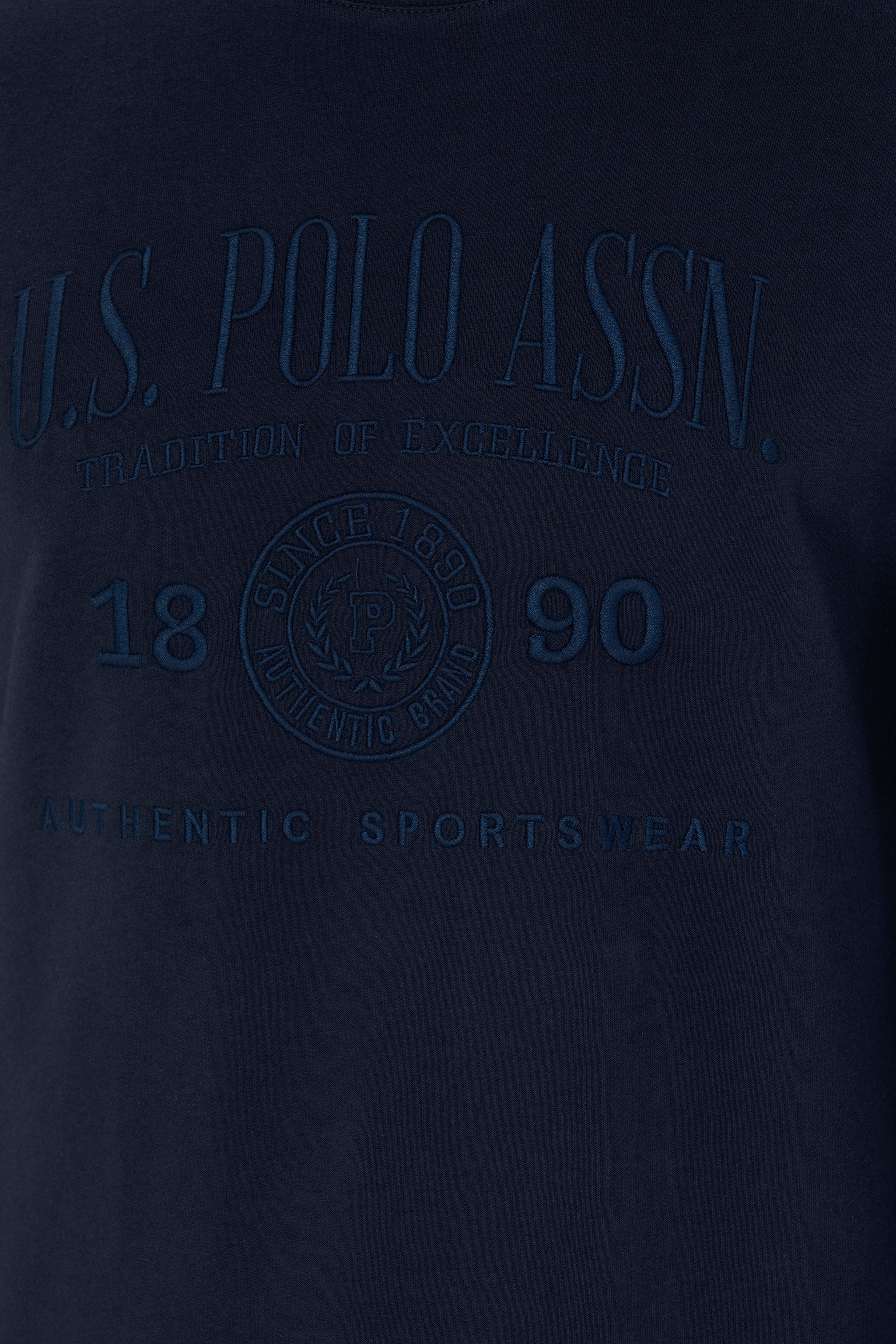 Erkek Lacivert Sweatshirt - Image 7