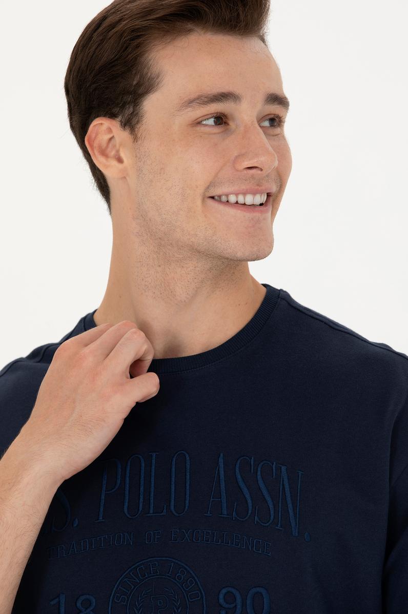 Erkek Lacivert Sweatshirt