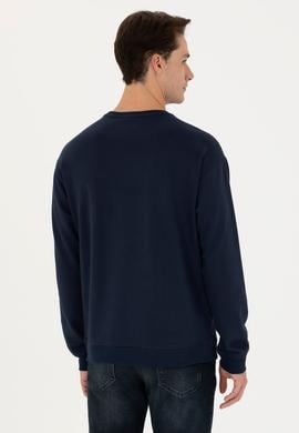 Erkek Lacivert Sweatshirt - 50270746021