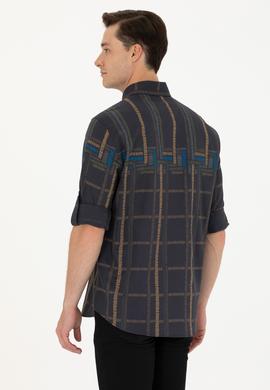 Erkek Antrasit Uzun Kollu Gömlek - 50272751001