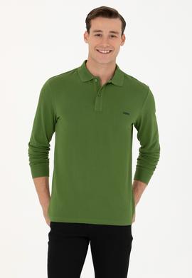 Erkek Yeşil Basic Sweatshirt - 50276314051