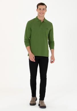 Erkek Yeşil Basic Sweatshirt - 50276314051