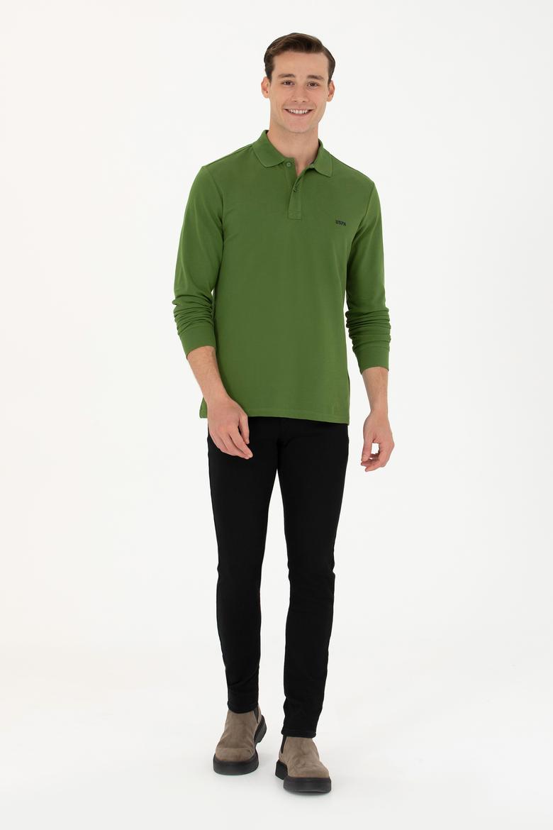 Erkek Yeşil Basic Sweatshirt - 50276314051