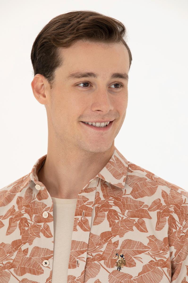 Erkek Taş Uzun Kollu Gömlek