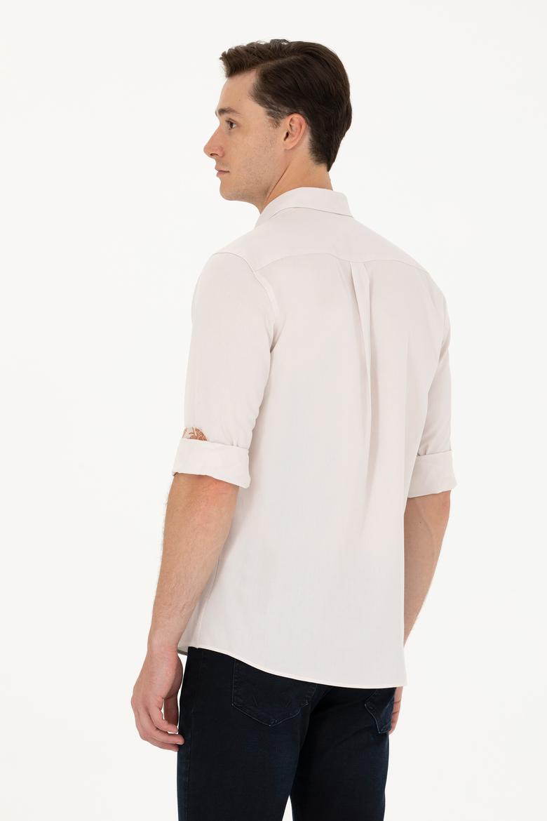 Erkek Taş Uzun Kollu Gömlek - 50272680005