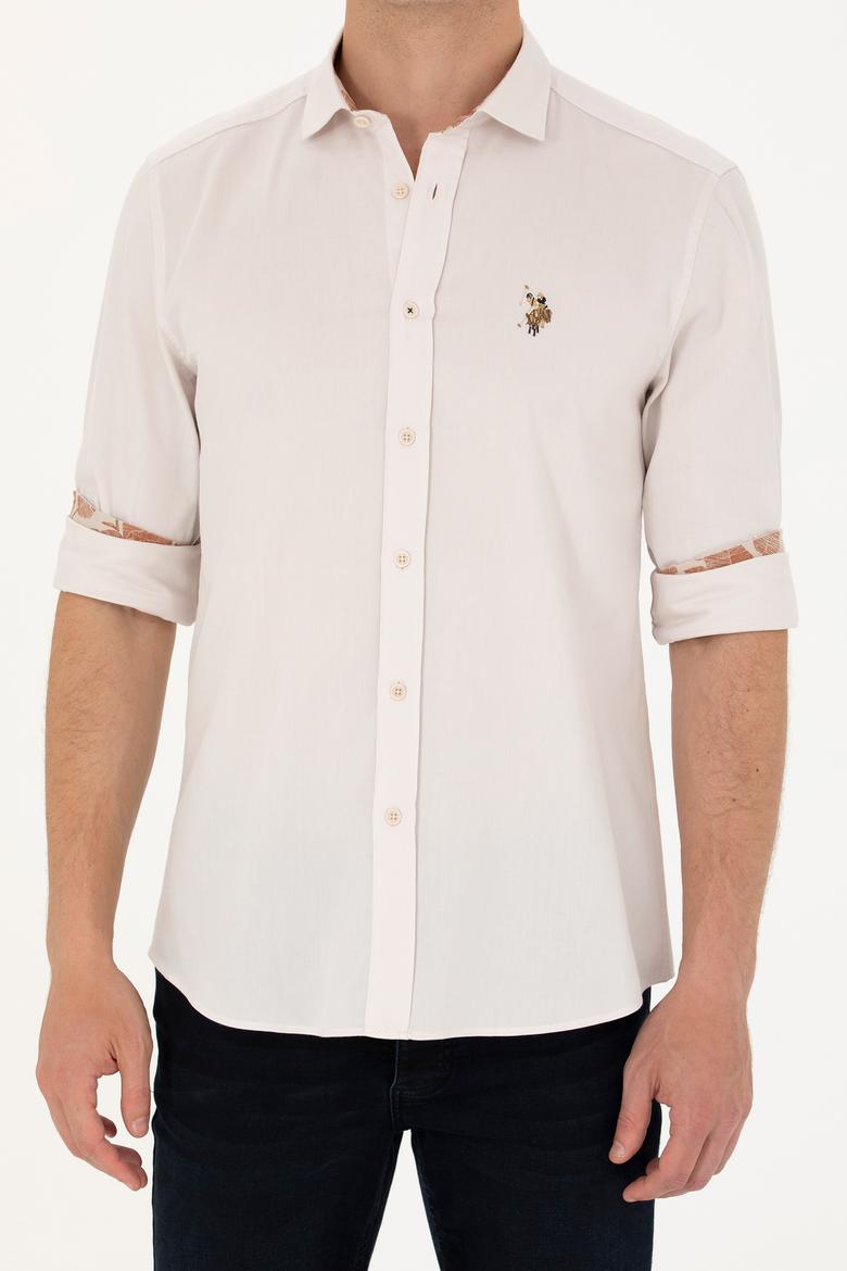 Erkek Taş Uzun Kollu Gömlek - 50272680005