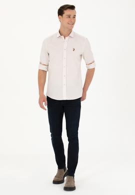 Erkek Taş Uzun Kollu Gömlek - 50272680005