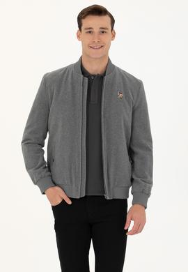 Erkek Antrasit Kaşe Mont - 50270020002