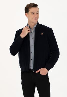 Erkek Lacivert Kaşe Mont - 50270020022