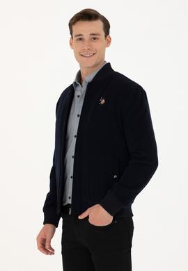 Erkek Lacivert Kaşe Mont - 50270020022