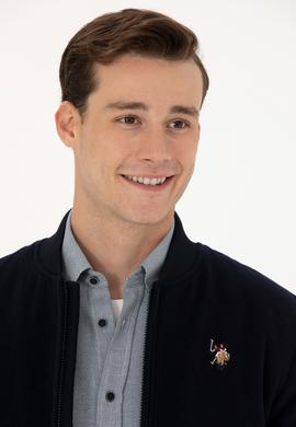 Erkek Lacivert Kaşe Mont - 50270020022