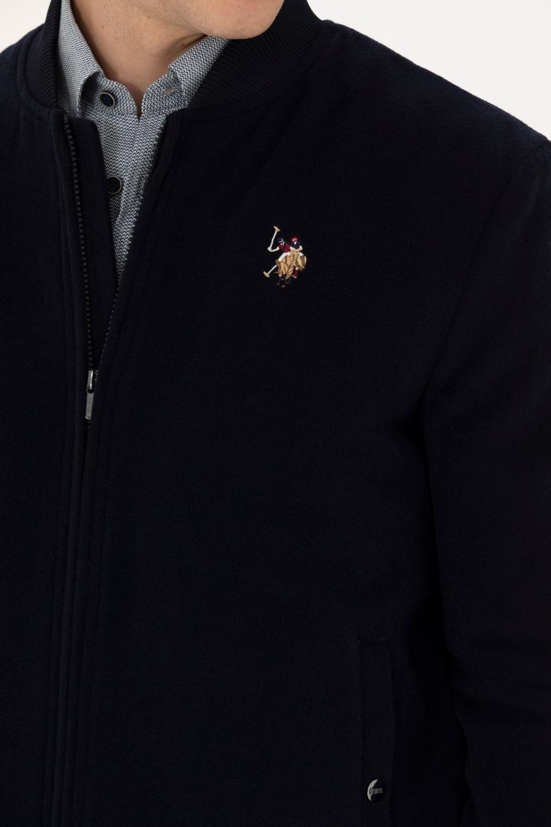 Erkek Lacivert Kaşe Mont - 50270020022