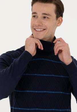 Erkek Lacivert Kazak - 50272125001