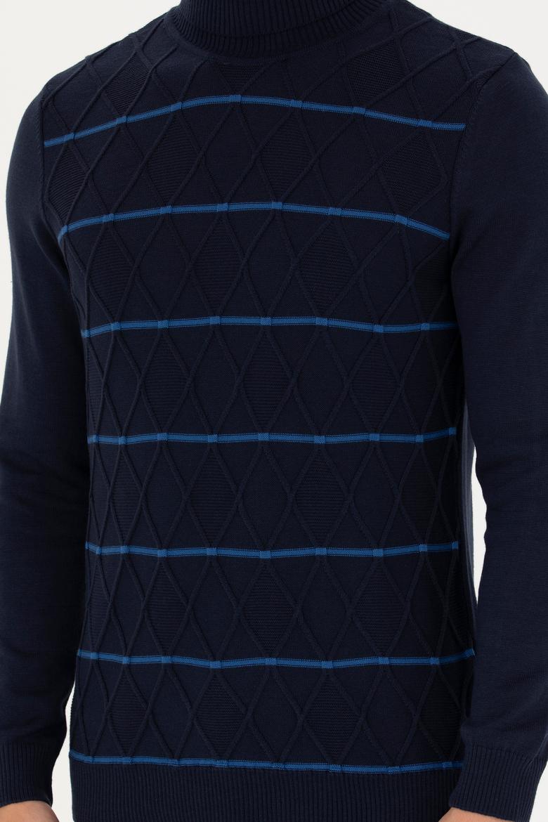 Erkek Lacivert Kazak - 50272125001