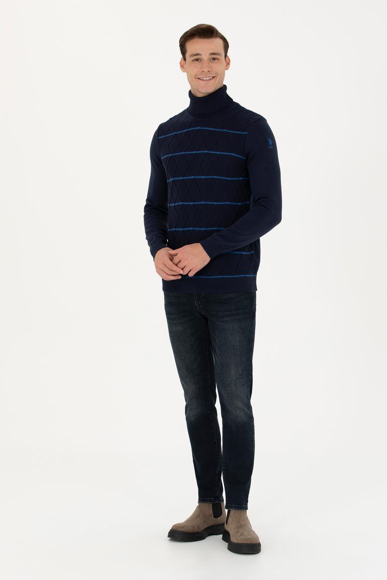 Erkek Lacivert Kazak - 50272125001