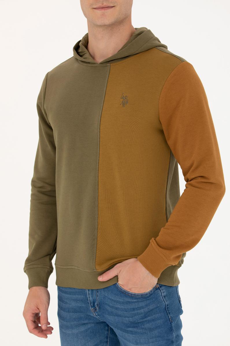 Erkek Haki Sweatshirt
