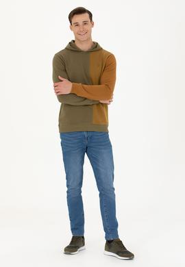 Erkek Haki Sweatshirt - 50274009027