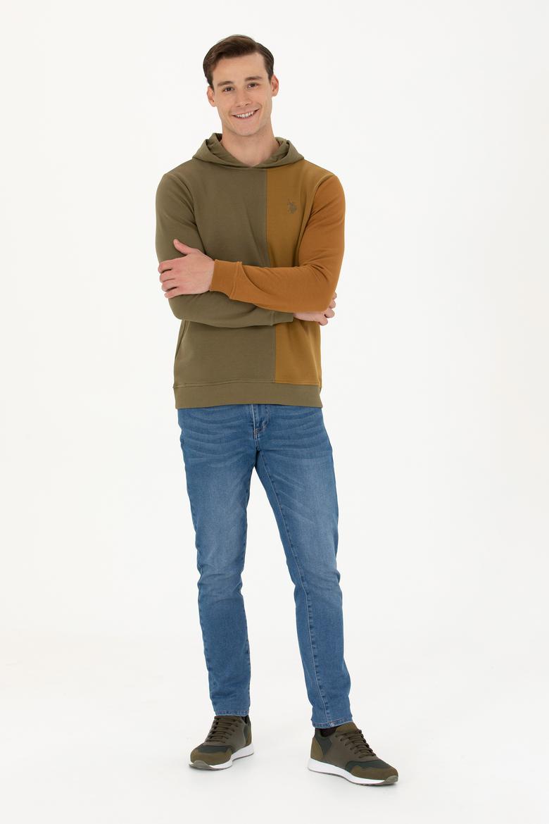 Erkek Haki Sweatshirt - 50274009027