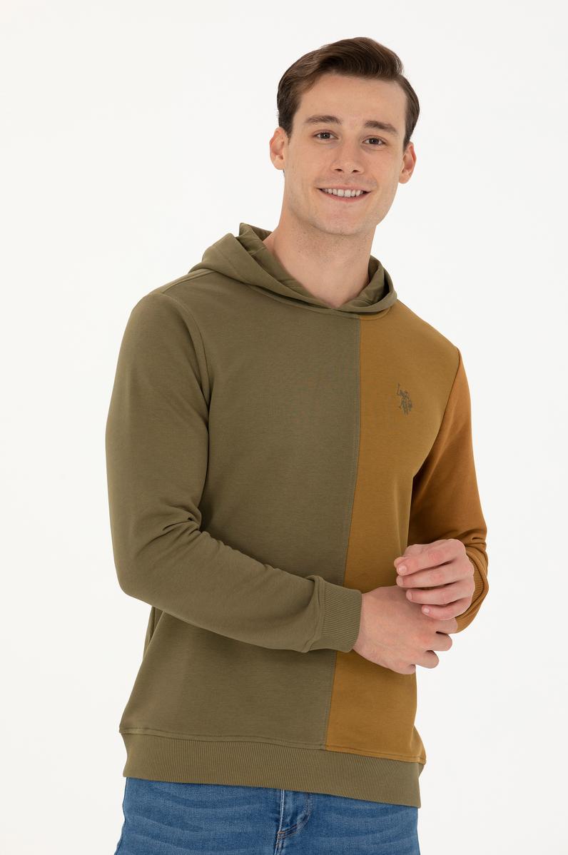 Erkek Haki Sweatshirt