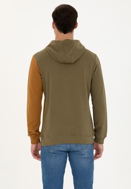 Erkek Haki Sweatshirt - 50274009027