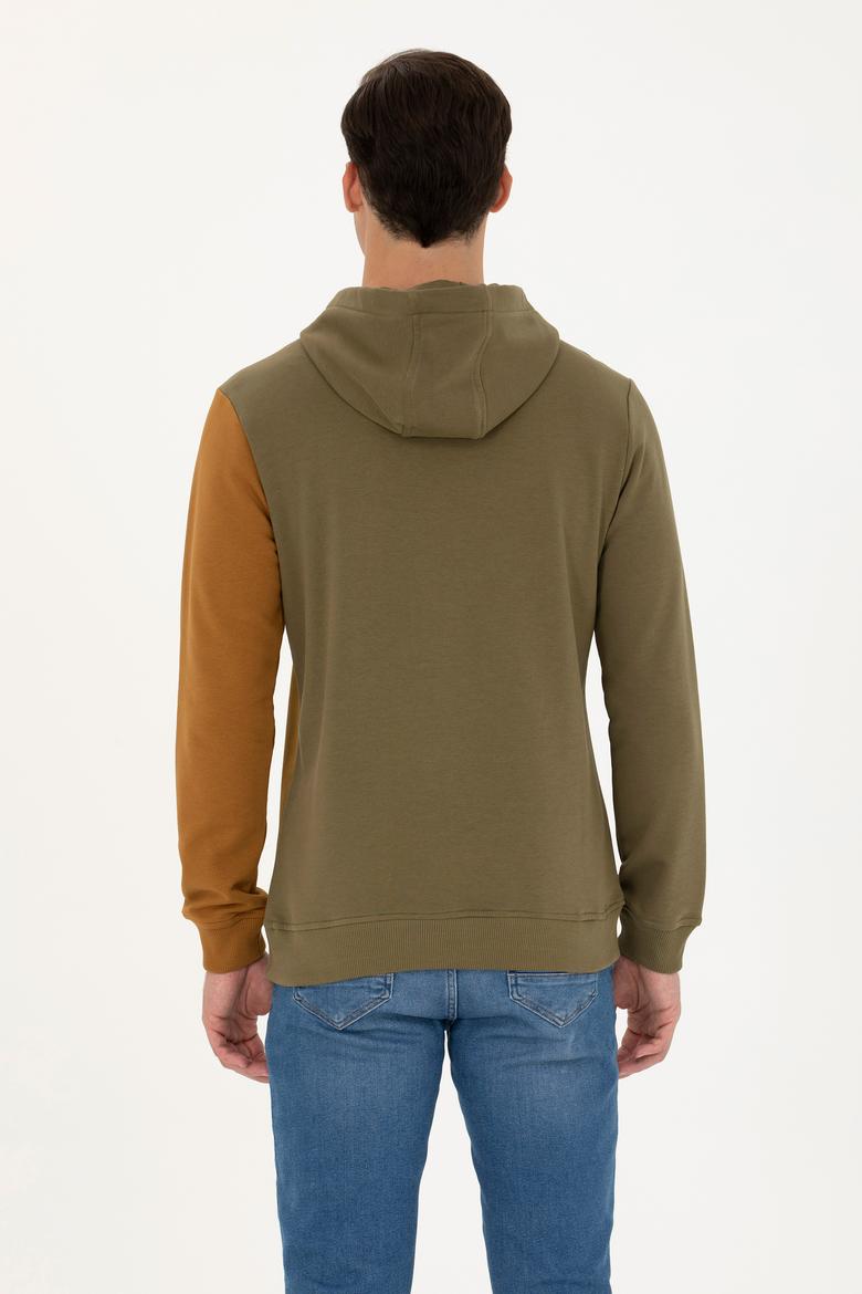 Erkek Haki Sweatshirt - 50274009027