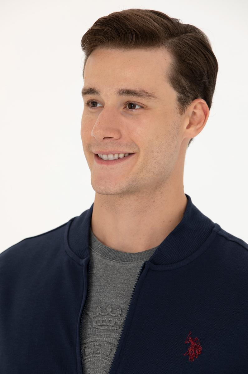 Erkek Lacivert Örme Hırka