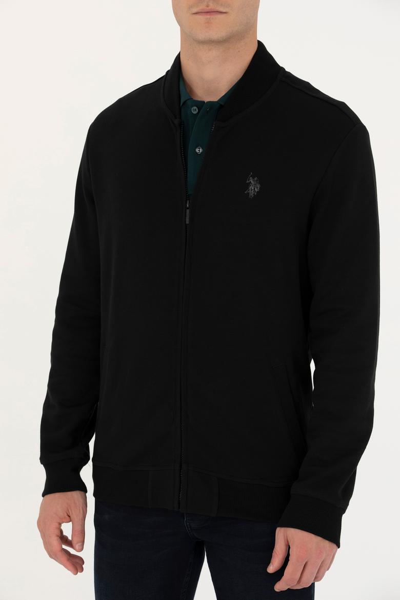 Erkek Siyah Örme Hırka - 50274010026