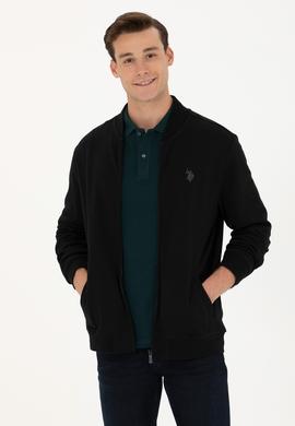 Erkek Siyah Örme Hırka - 50274010026