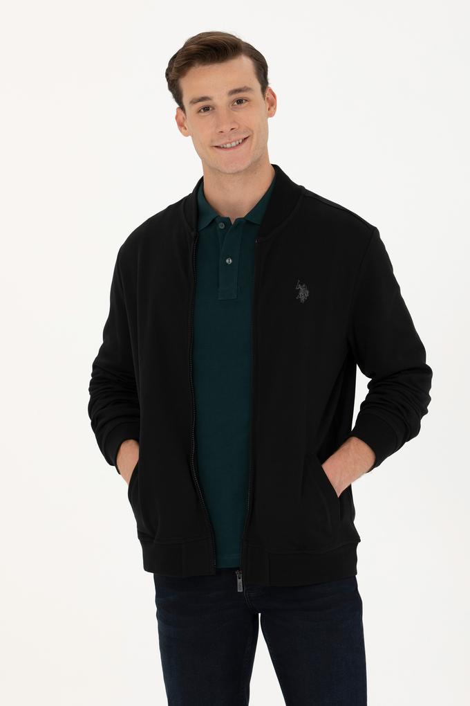 Erkek Siyah Örme Hırka