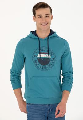 Erkek Petrol Sweatshirt - 50277896011