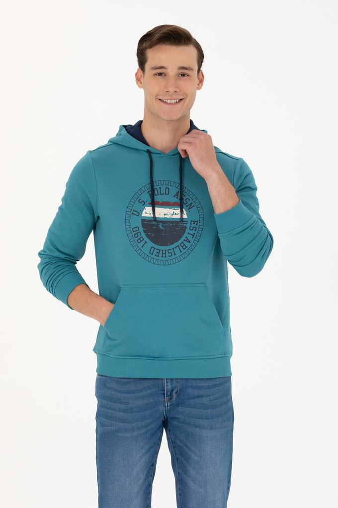 Erkek Petrol Sweatshirt