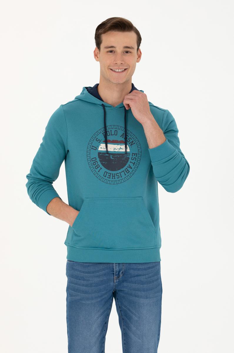 Erkek Petrol Sweatshirt