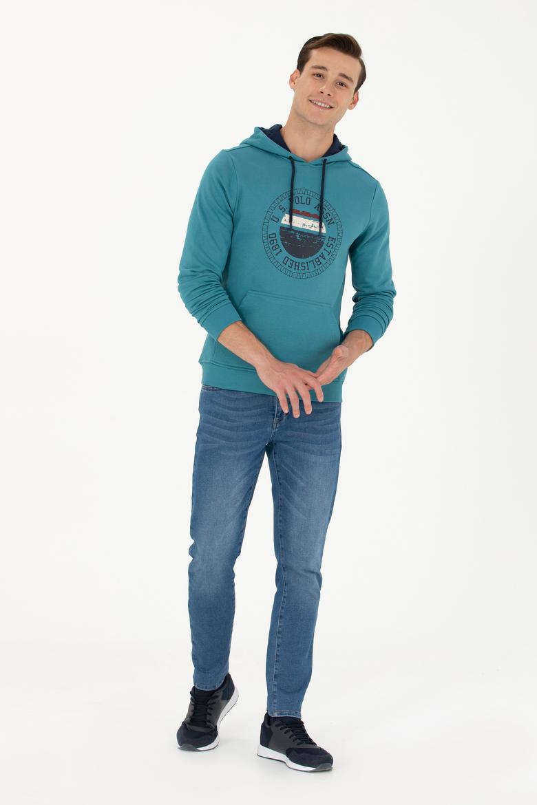 Erkek Petrol Sweatshirt - 50277896011