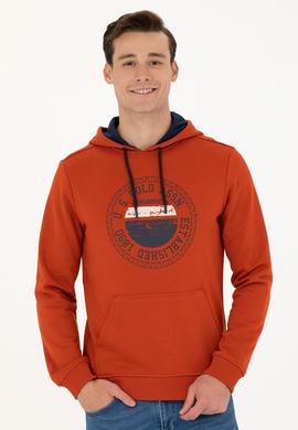 Erkek Kiremit Sweatshirt - 50277896021