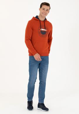 Erkek Kiremit Sweatshirt - 50277896021
