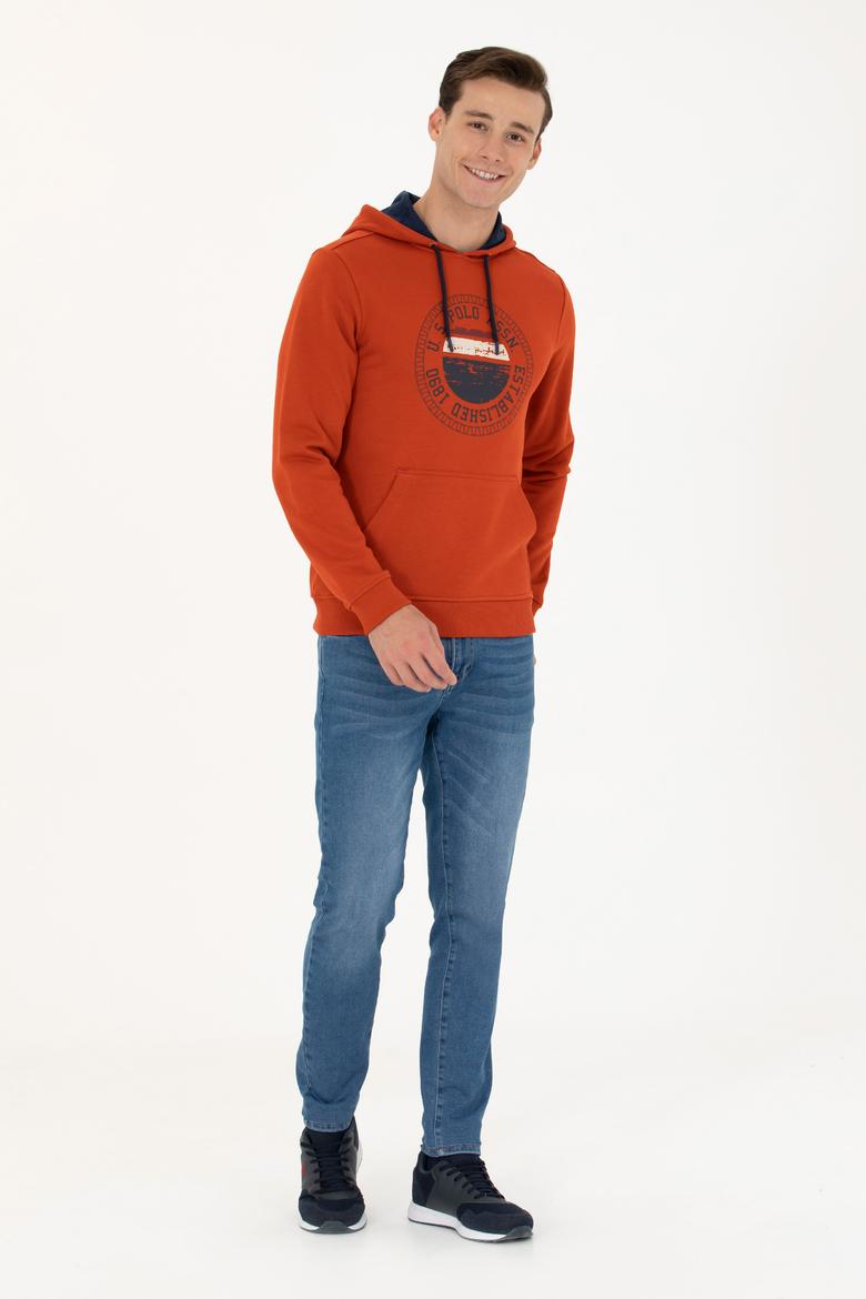 Erkek Kiremit Sweatshirt - 50277896021
